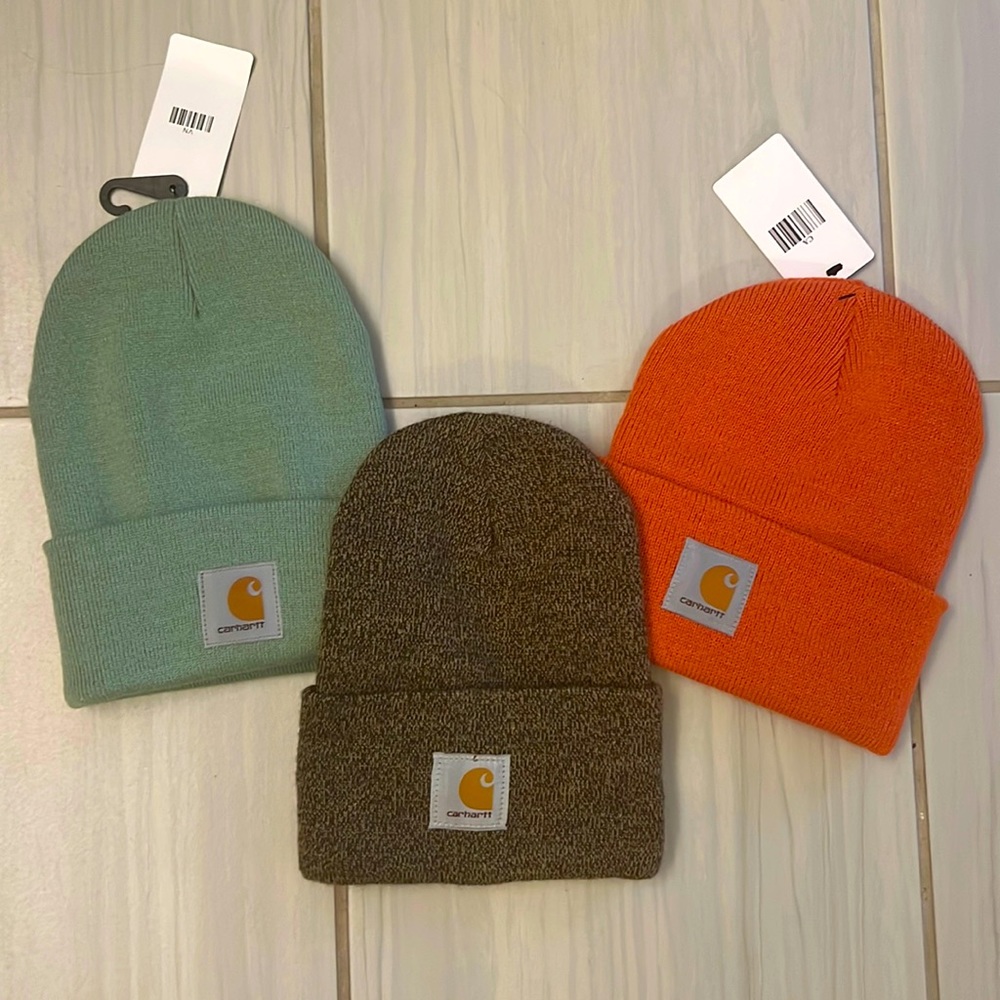 NWT Carhartt • 3-Piece Beanie Bundle
